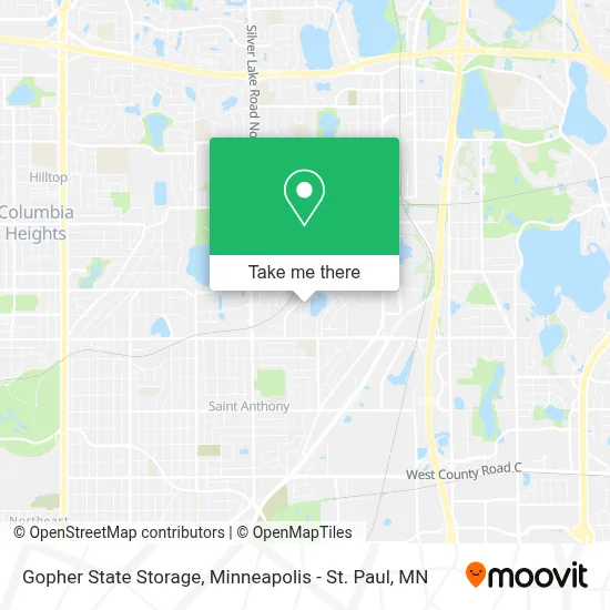 Gopher State Storage map