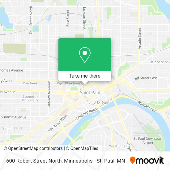 600 Robert Street North map