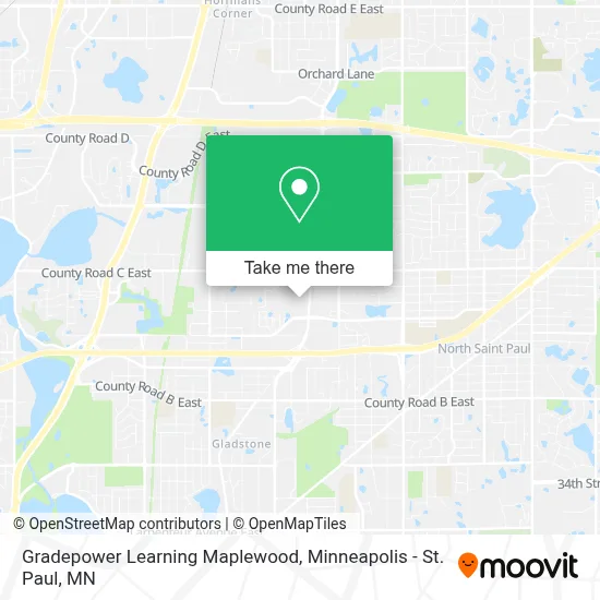 Gradepower Learning Maplewood map