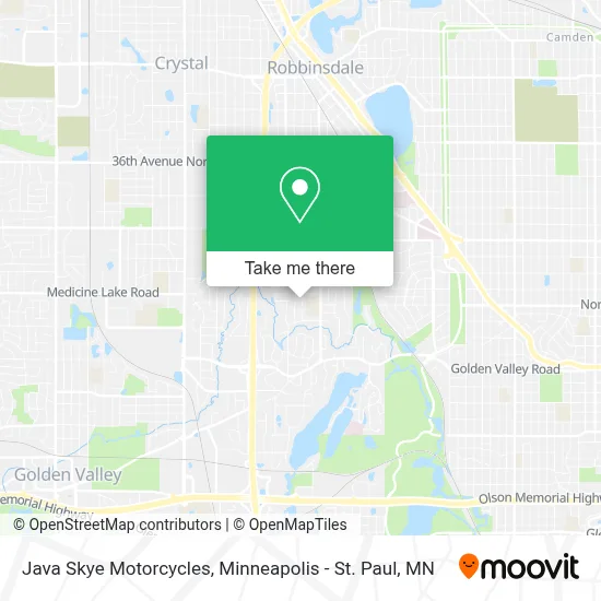 Java Skye Motorcycles map