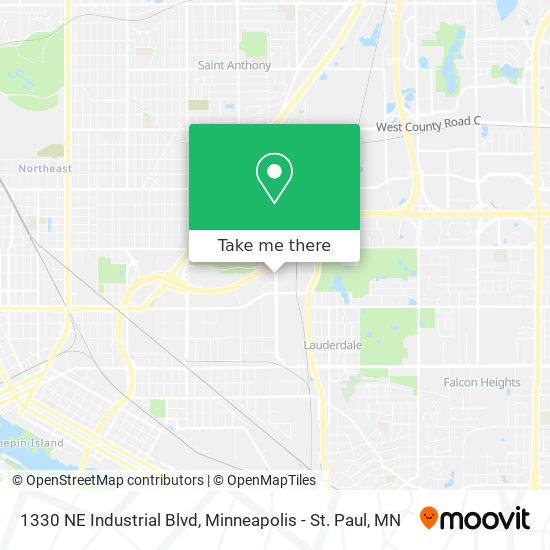 1330 NE Industrial Blvd map