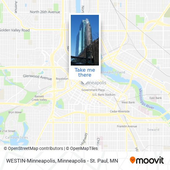 Mapa de WESTIN-Minneapolis