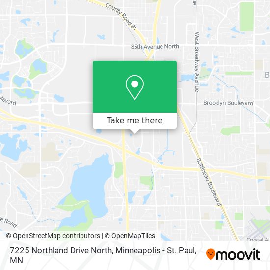 7225 Northland Drive North map
