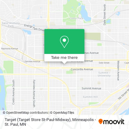 Target (Target Store St-Paul-Midway) map