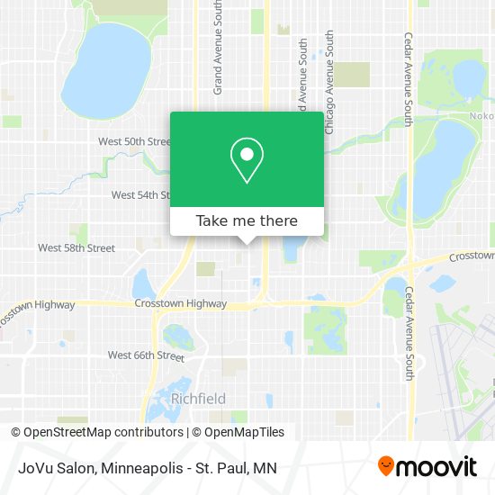 JoVu Salon map