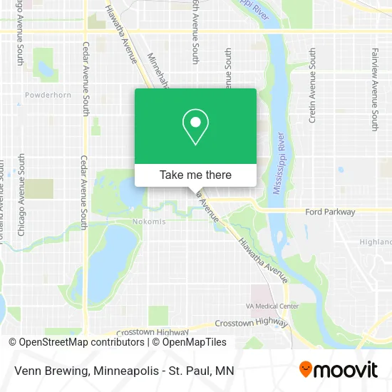 Venn Brewing map