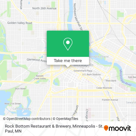 Rock Bottom Restaurant & Brewery map