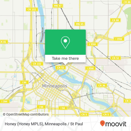 Mapa de Honey (Honey MPLS)