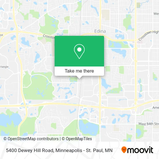 Mapa de 5400 Dewey Hill Road