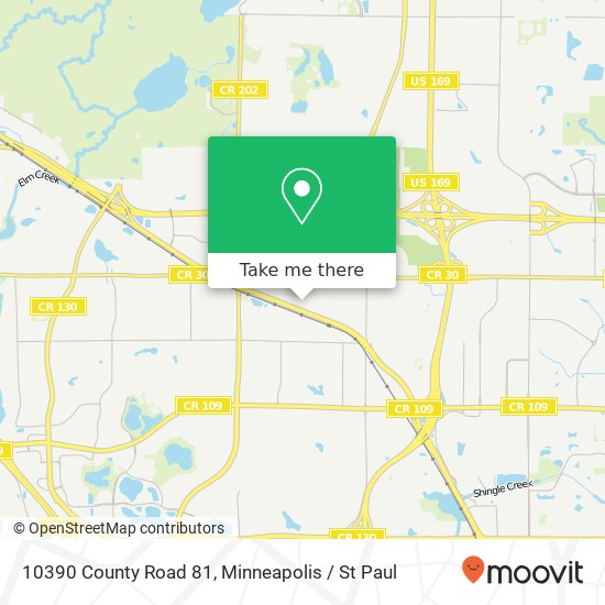 10390 County Road 81 map