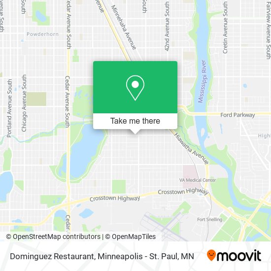Mapa de Dominguez Restaurant