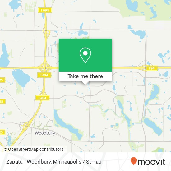 Mapa de Zapata - Woodbury, 8362 Tamarack Vlg Woodbury, MN 55125