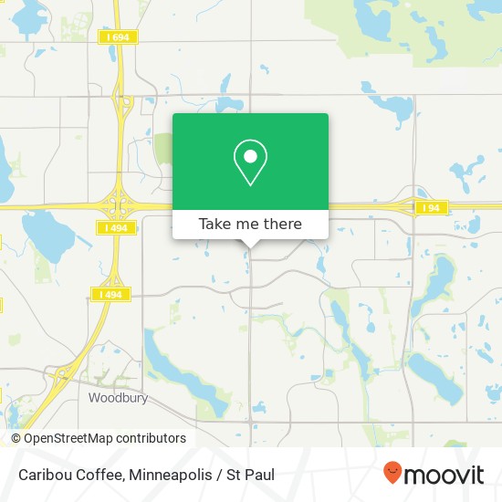 Caribou Coffee, 365 Radio Dr Woodbury, MN 55125 map