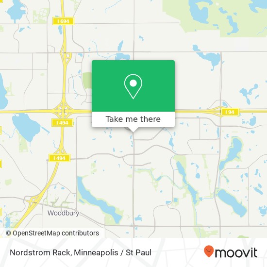 Nordstrom Rack, 315 Radio Dr Woodbury, MN 55125 map