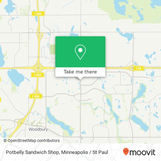 Potbelly Sandwich Shop, 265 Radio Dr Woodbury, MN 55125 map