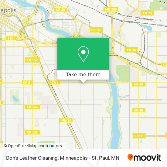 Don's Leather Cleaning map