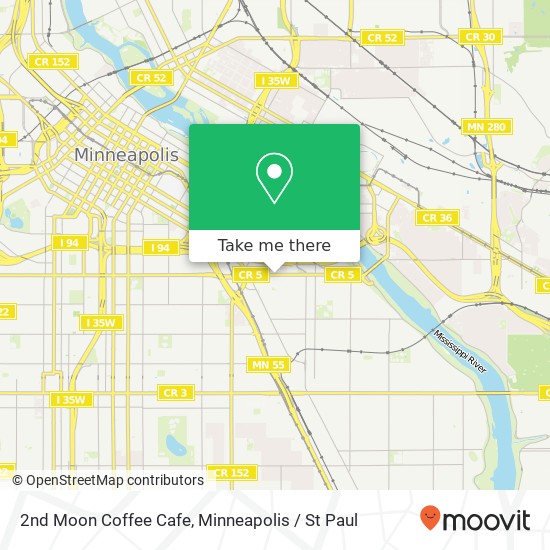 2nd Moon Coffee Cafe, 2225 E Franklin Ave Minneapolis, MN 55404 map