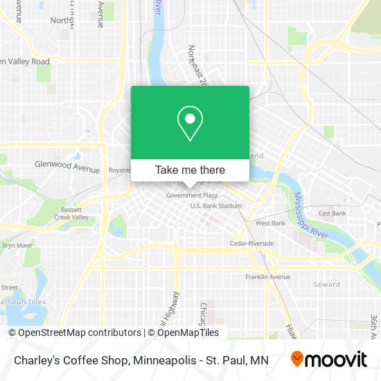Mapa de Charley's Coffee Shop