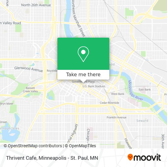 Thrivent Cafe map