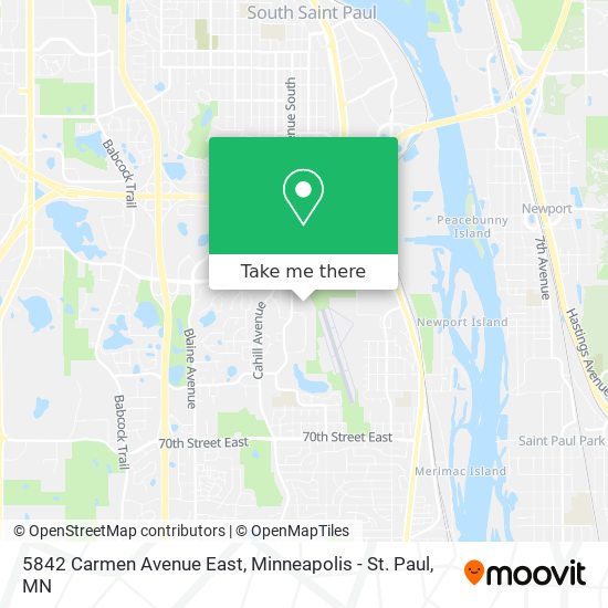 5842 Carmen Avenue East map