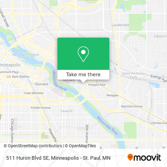 511 Huron Blvd SE map