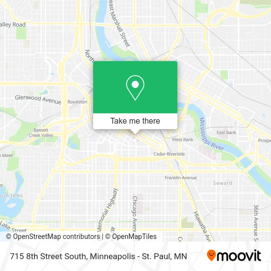 715 8th Street South map