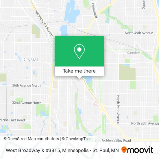 West Broadway & #3815 map