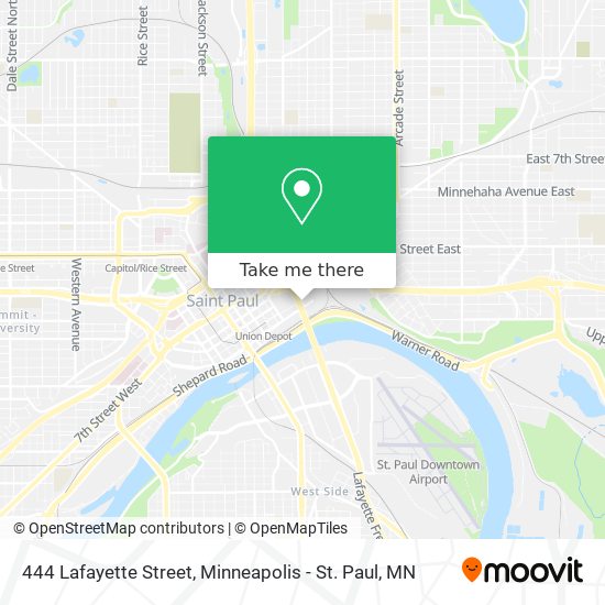 444 Lafayette Street map
