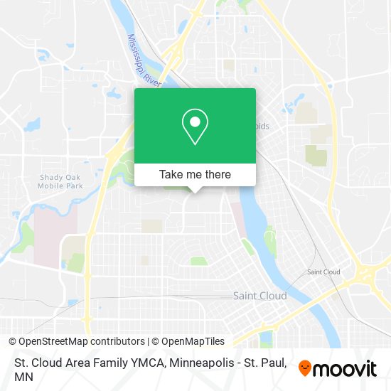 St. Cloud Area Family YMCA map