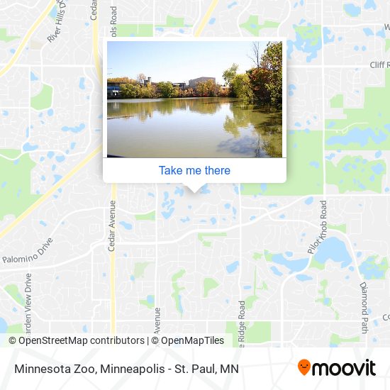 Minnesota Zoo map