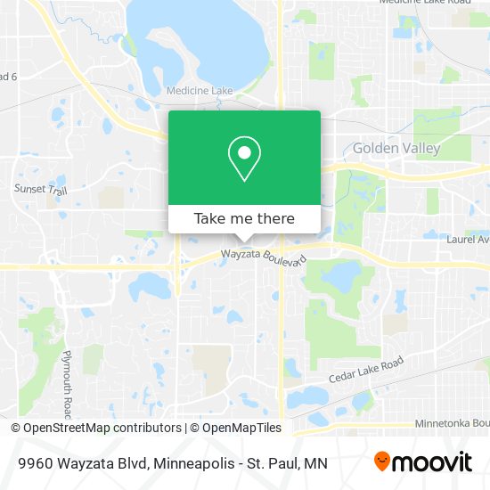9960 Wayzata Blvd map