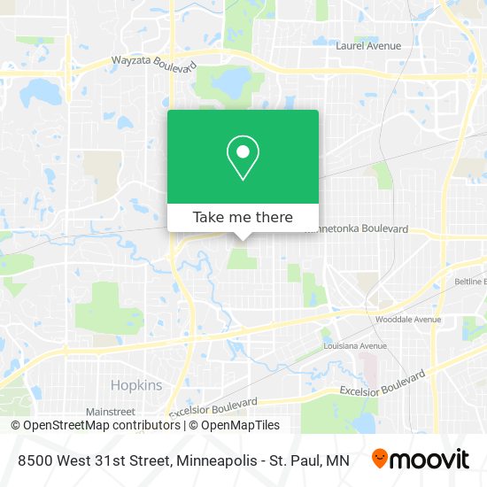 Mapa de 8500 West 31st Street