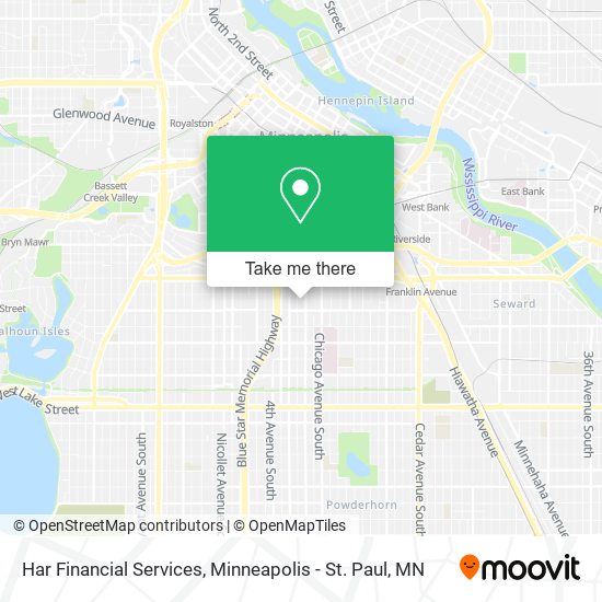 Har Financial Services map