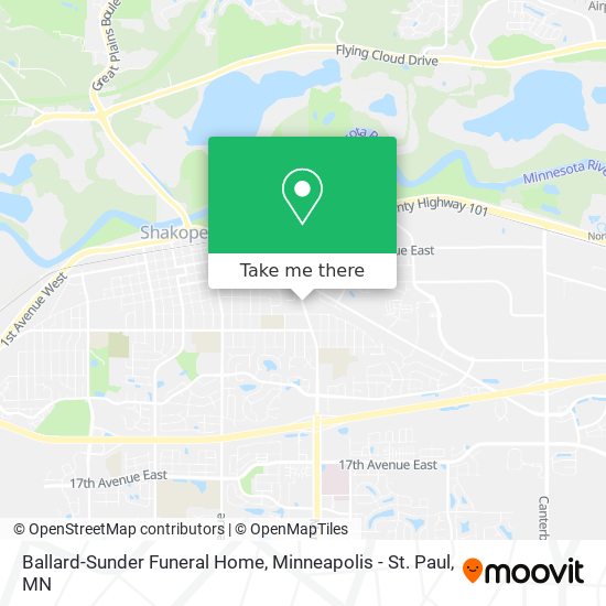 Mapa de Ballard-Sunder Funeral Home