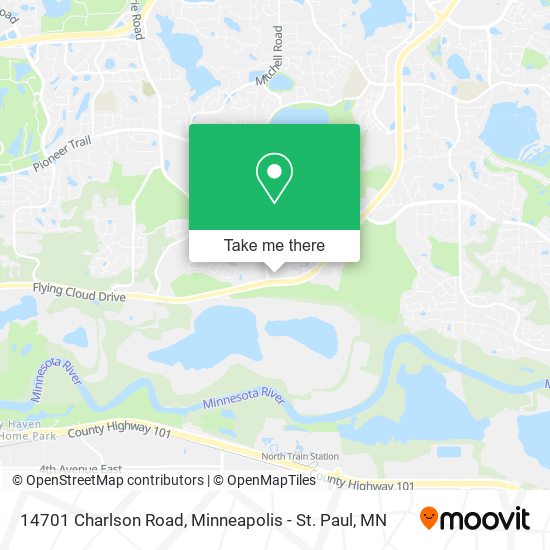 14701 Charlson Road map