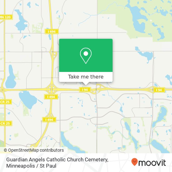 Guardian Angels Catholic Church Cemetery map