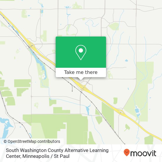 South Washington County Alternative Learning Center map