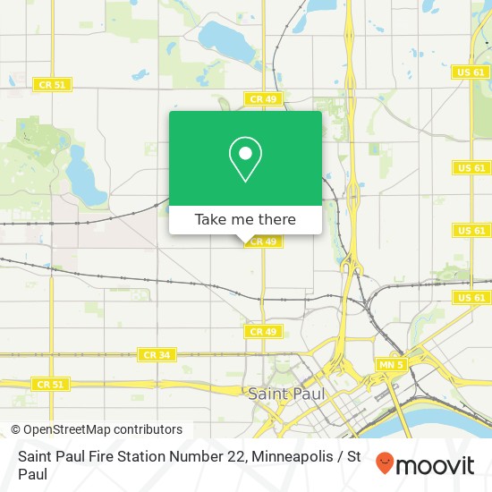 Mapa de Saint Paul Fire Station Number 22