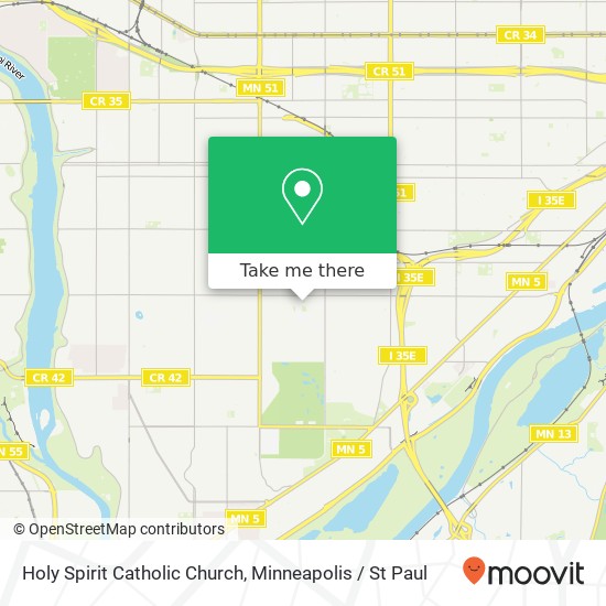 Holy Spirit Catholic Church map