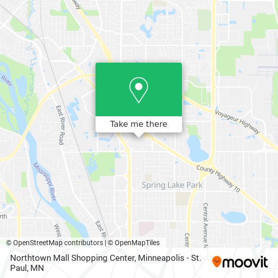 Mapa de Northtown Mall Shopping Center
