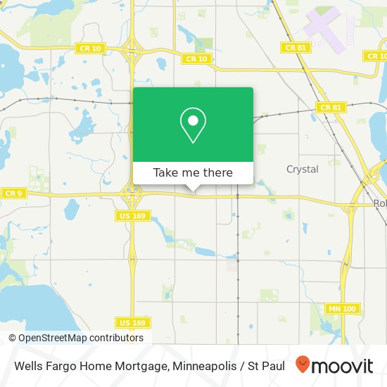 Wells Fargo Home Mortgage map