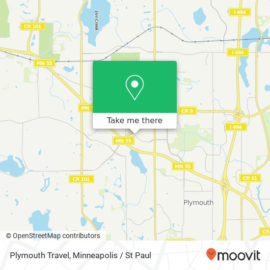 Plymouth Travel map