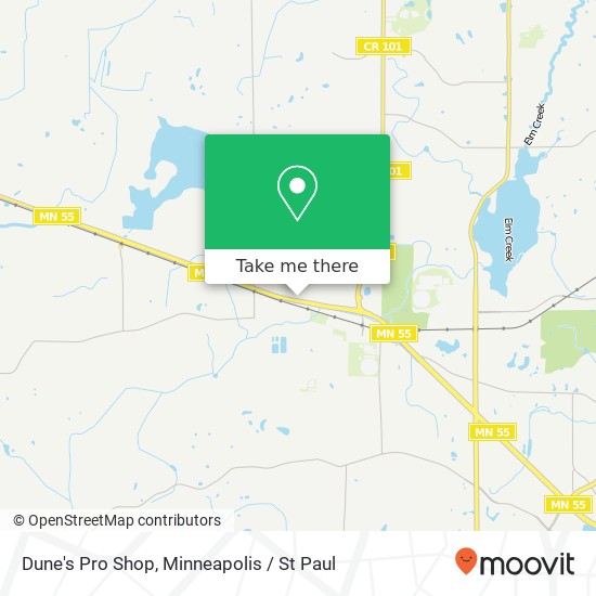 Dune's Pro Shop map