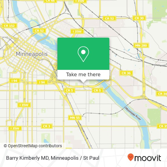 Barry Kimberly MD map