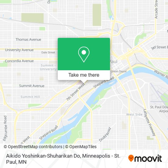 Aikido Yoshinkan-Shuharikan Do map