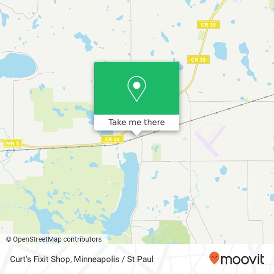 Curt's Fixit Shop map