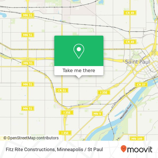 Fitz Rite Constructions map