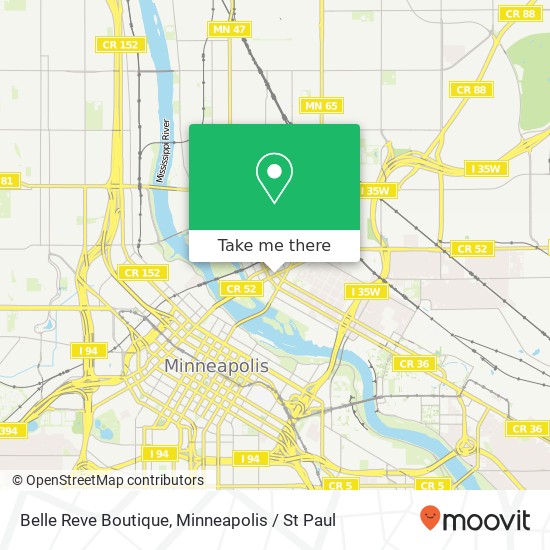 Belle Reve Boutique map