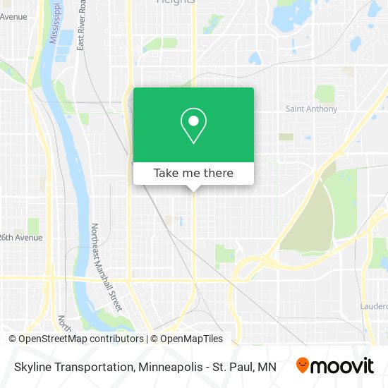 Mapa de Skyline Transportation