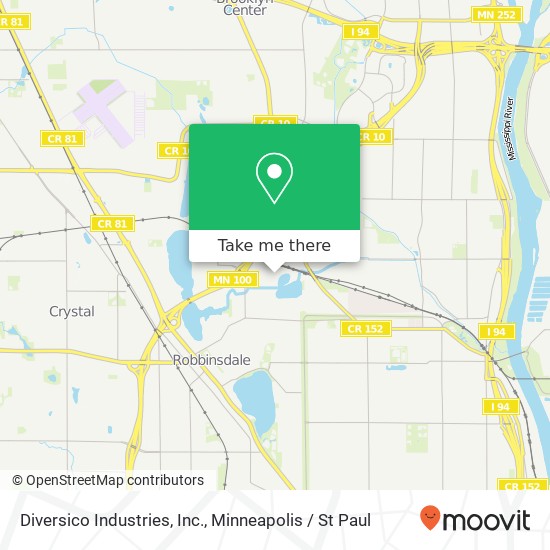 Diversico Industries, Inc. map